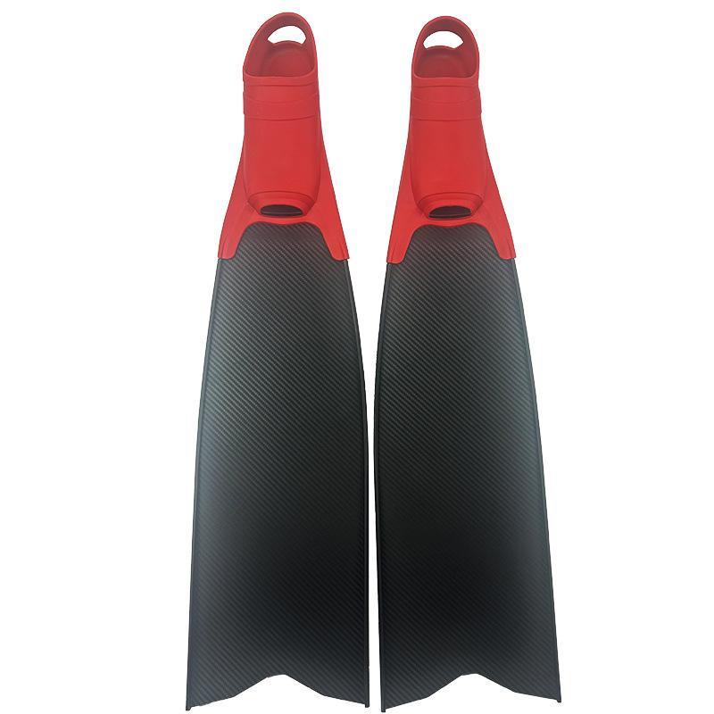 Free diving fins Long fins for deep diving pure carbon fiber free diving fins